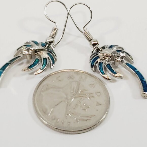 Palm Tree Earrings (93615) - Picture 3 of 3